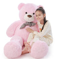 Large pink teddy bear
